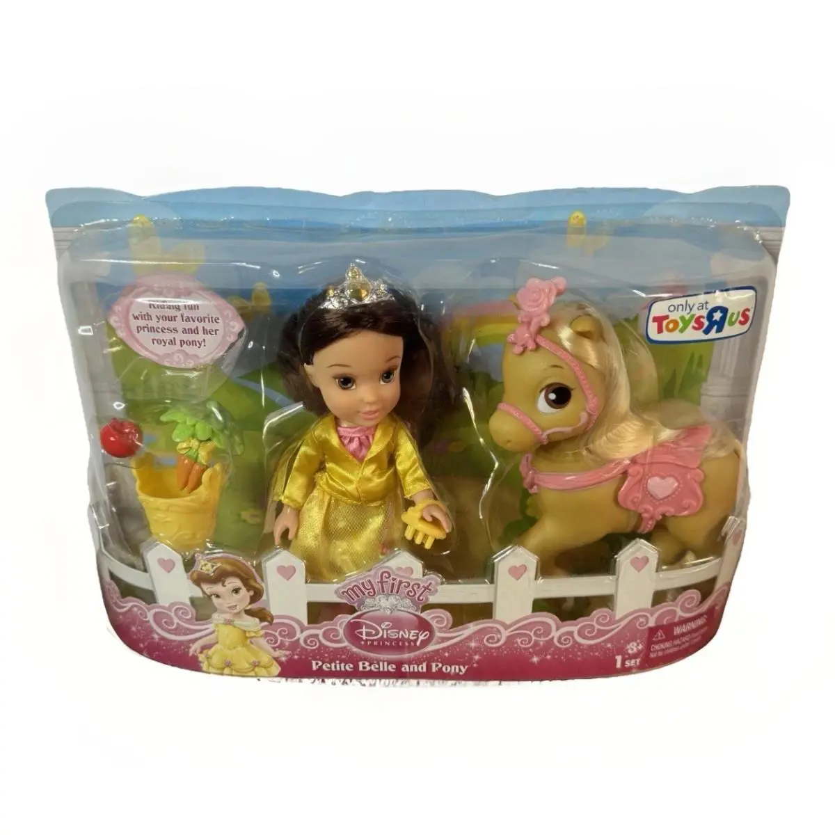 Toys R Us Exclusive Toy Disney Princess Petite Belle Pony Playset