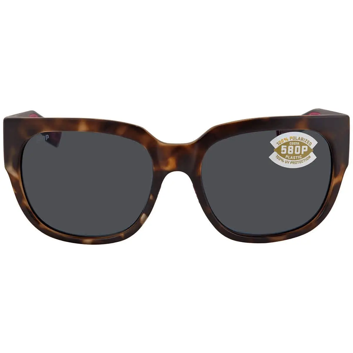 Costa Wtw 249 Ogp Del Mar Waterwoman Polarized Gray 580P Square Sunglasses 249 Ogp