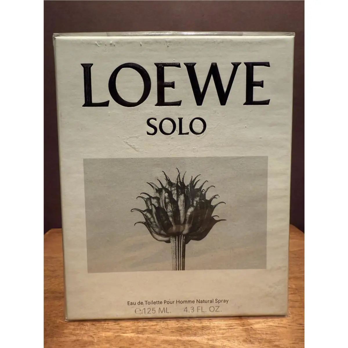 Loewe Solo 4.3 Fl. OZ / 125 ml Eau du Toilette Pour Homme Spray Box Rare