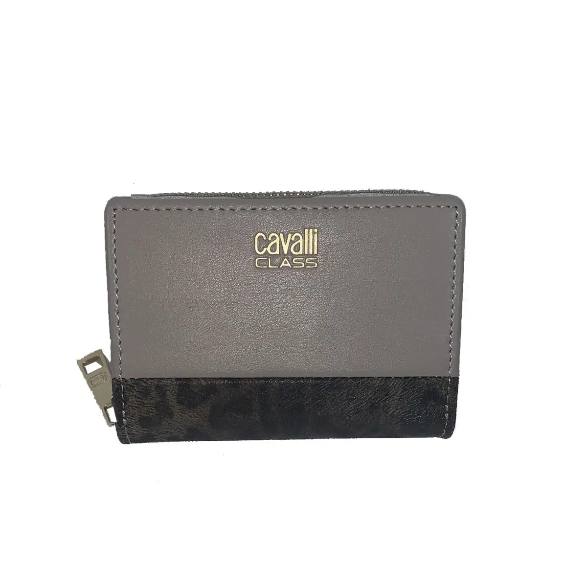 Candy Leopard Wallet Taupe by Roberto Cavalli