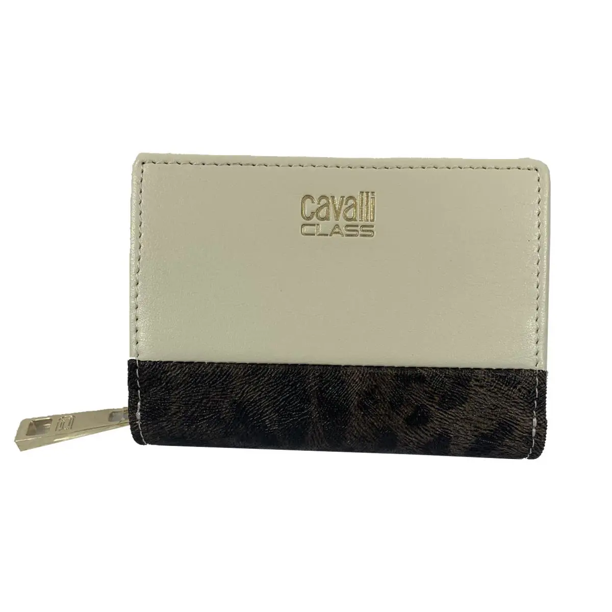 Candy Leopard Wallet White by Roberto Cavalli