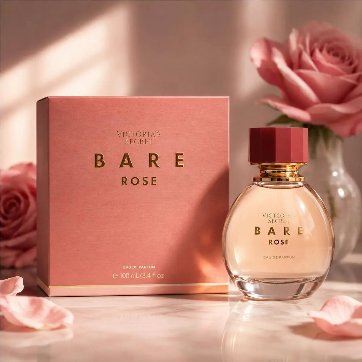 Bare Rose Perfume Victoria`s Secret 3.4 Oz 100 ml Eau De Parfum Spray