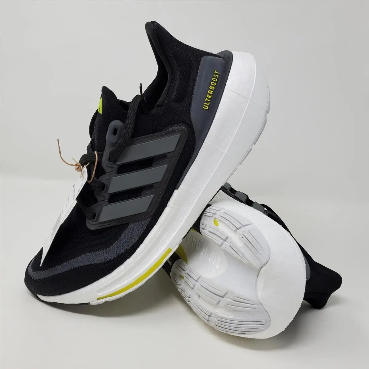 Ultraboost Light Running Black Gray White HQ6355 Womens Size 8 by Adidas
