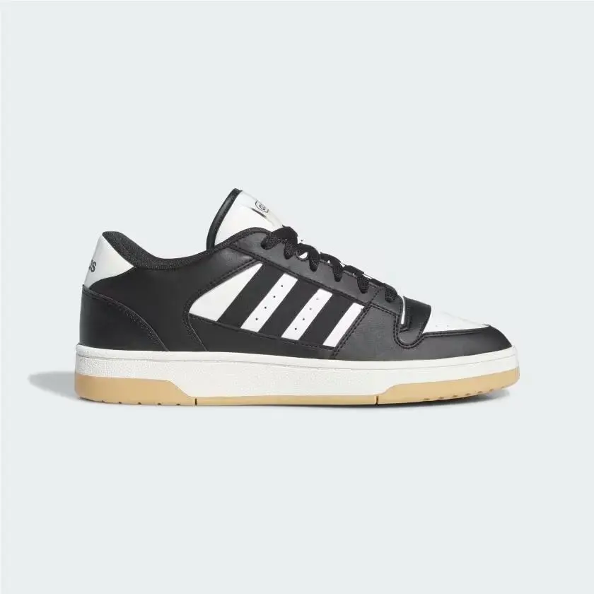 Adidas Break Start Low Black White Leather Retro Court IE1009 Size 8W