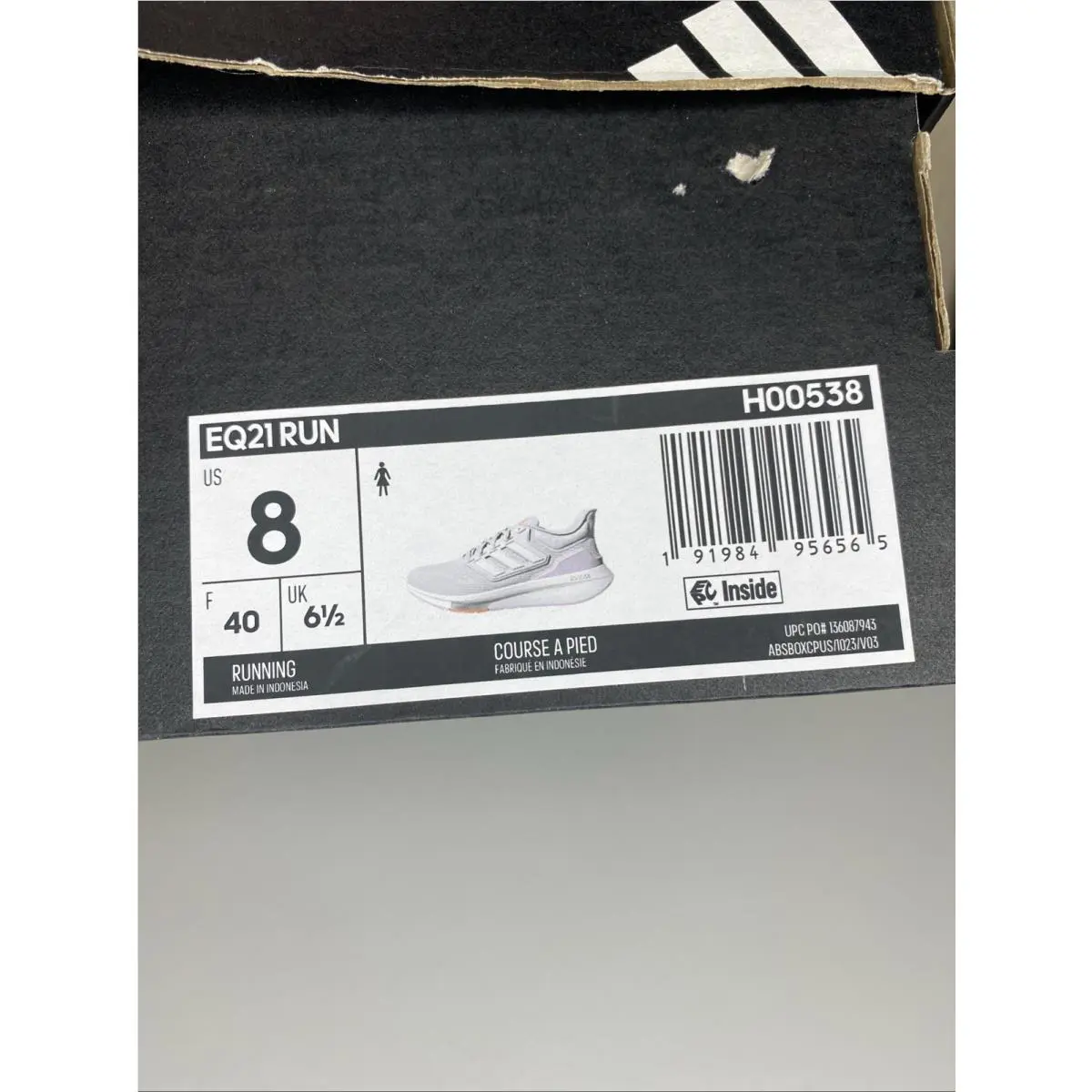 Adidas shoes - adidas EQ21 - H00538 - White (UPC: 0191984956565) 6