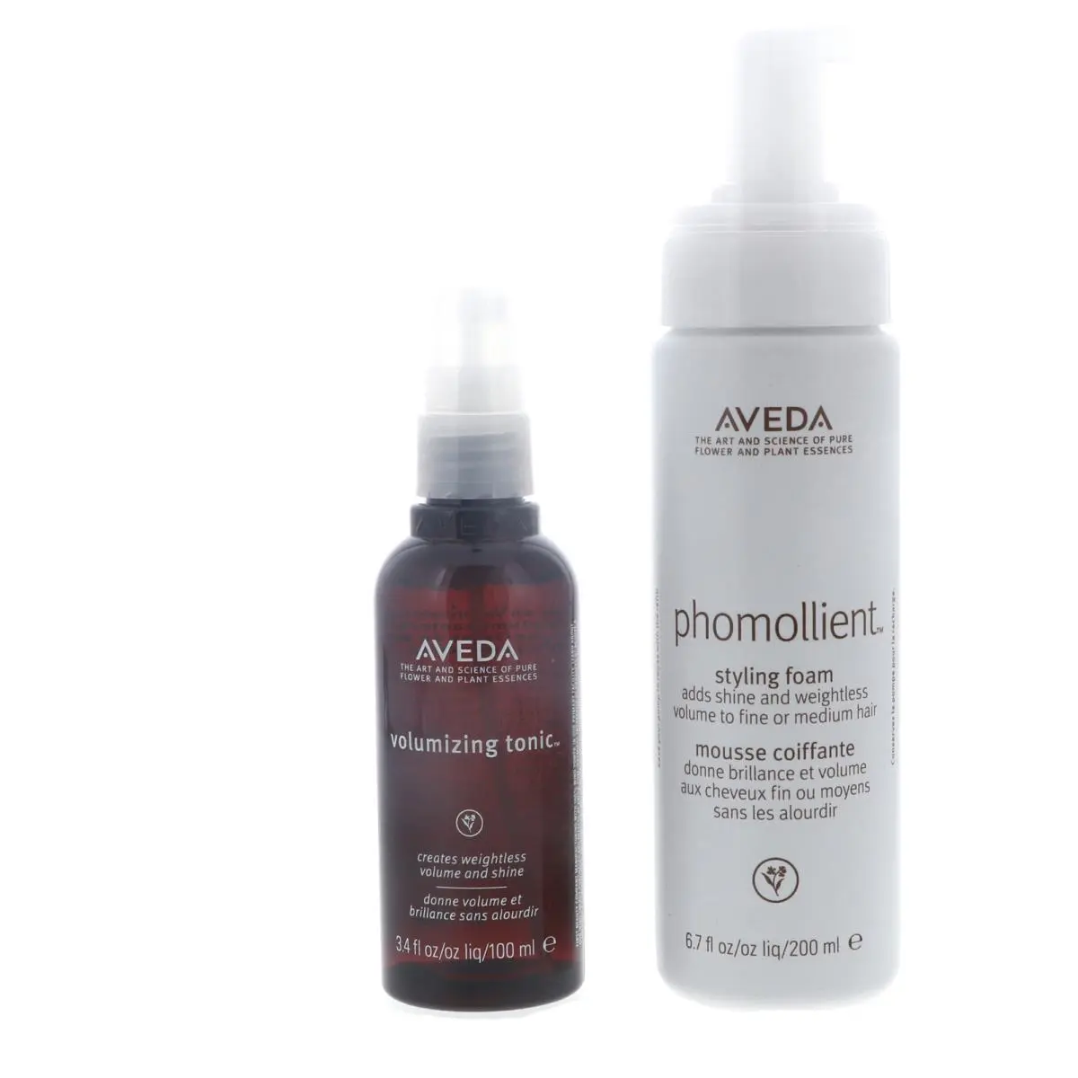 Phomollient Styling Foam 6.7 oz Volumizing Tonic 3.4 oz Set by Aveda