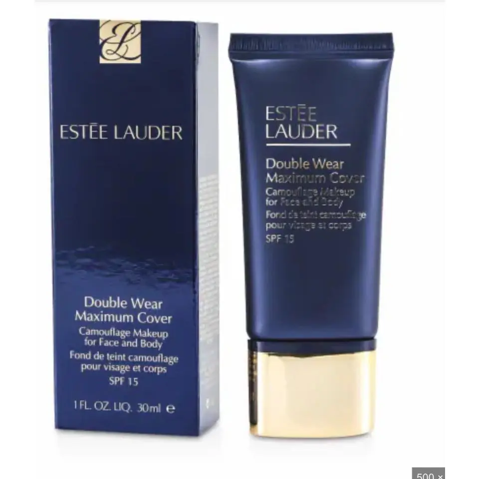 Estee Lauder Double Wear Maximum Cover 2C5 Creamy Tan 1 Oz. Spf 15