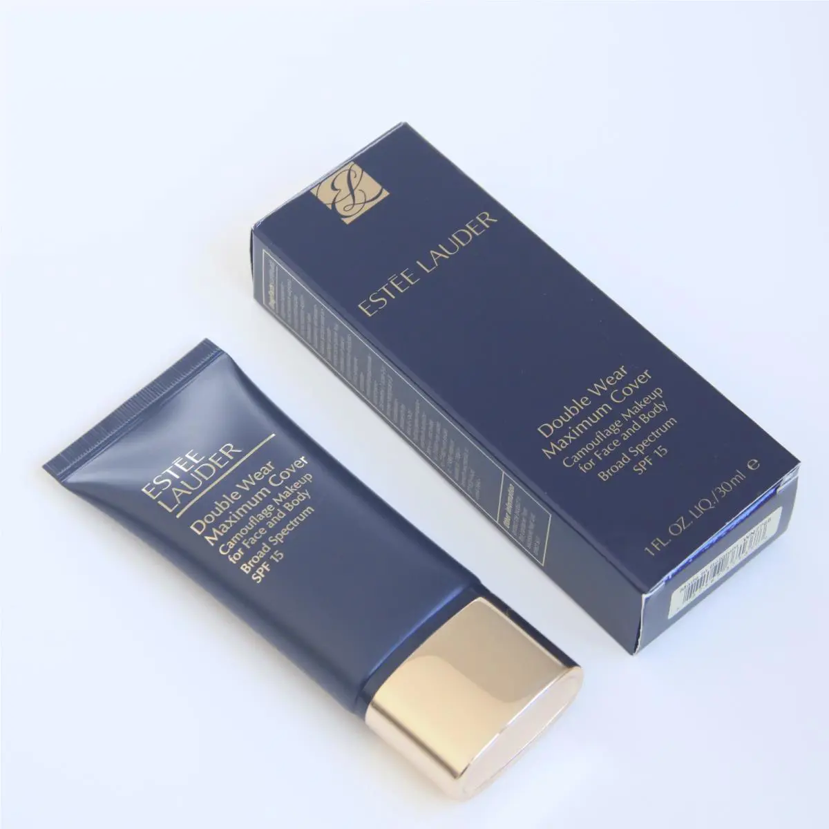 Estee Lauder Double Wear Maximum Cover 2C5 Creamy Tan 1 Oz. Spf 15