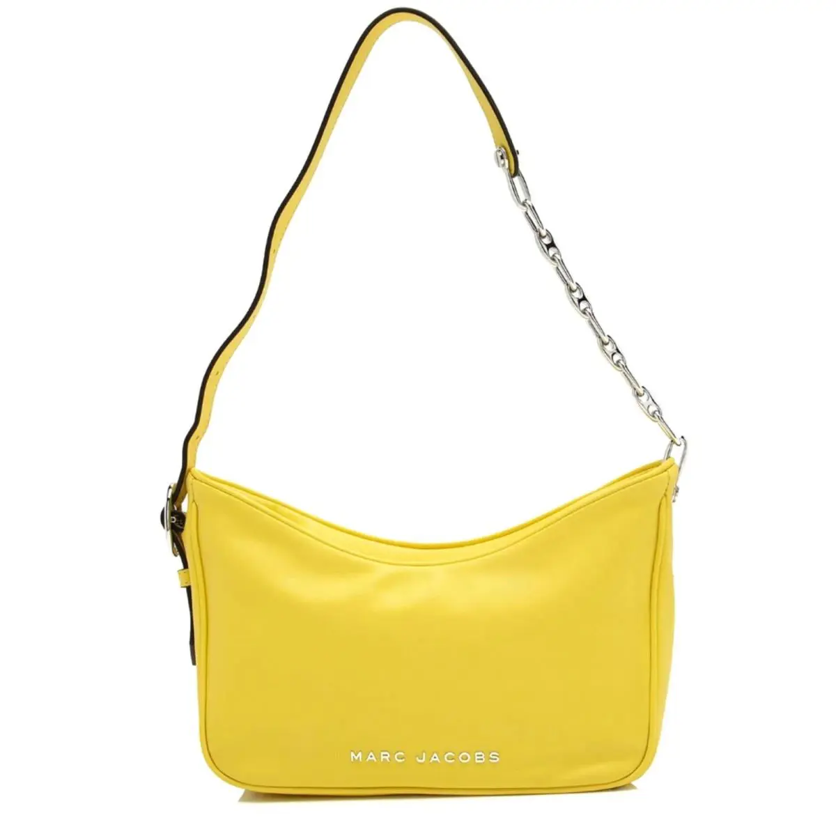 Marc Jacobs Calfskin Tempo Baguette Shoulder Bag Purse Meadowlark Yellow