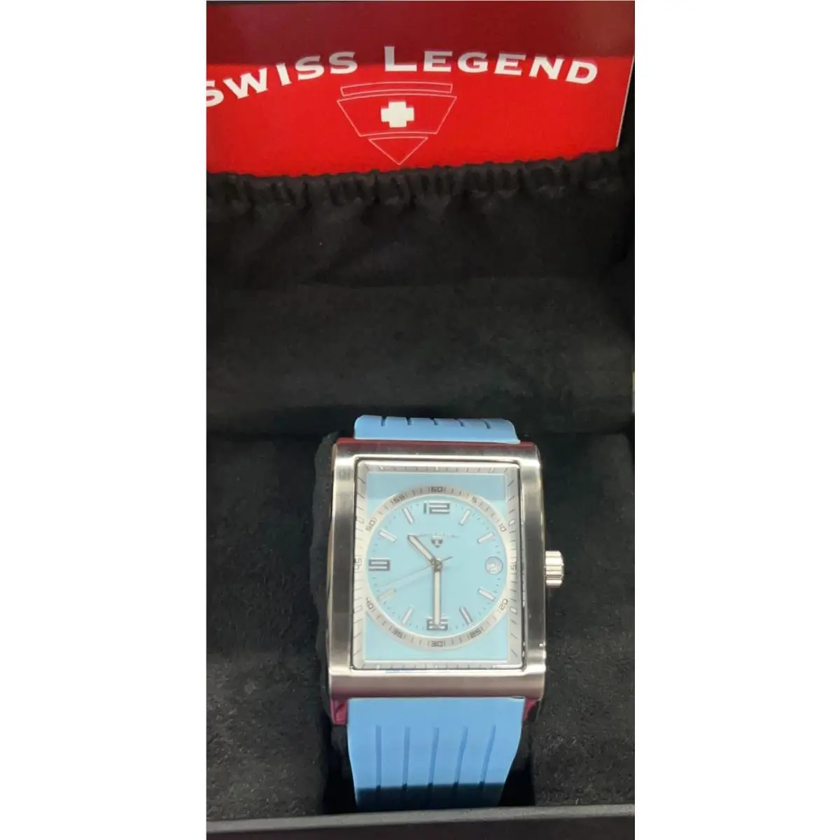 Swiss Legend Men`s 40012-012 Limousine Analog Display Swiss Quartz Blue Watch