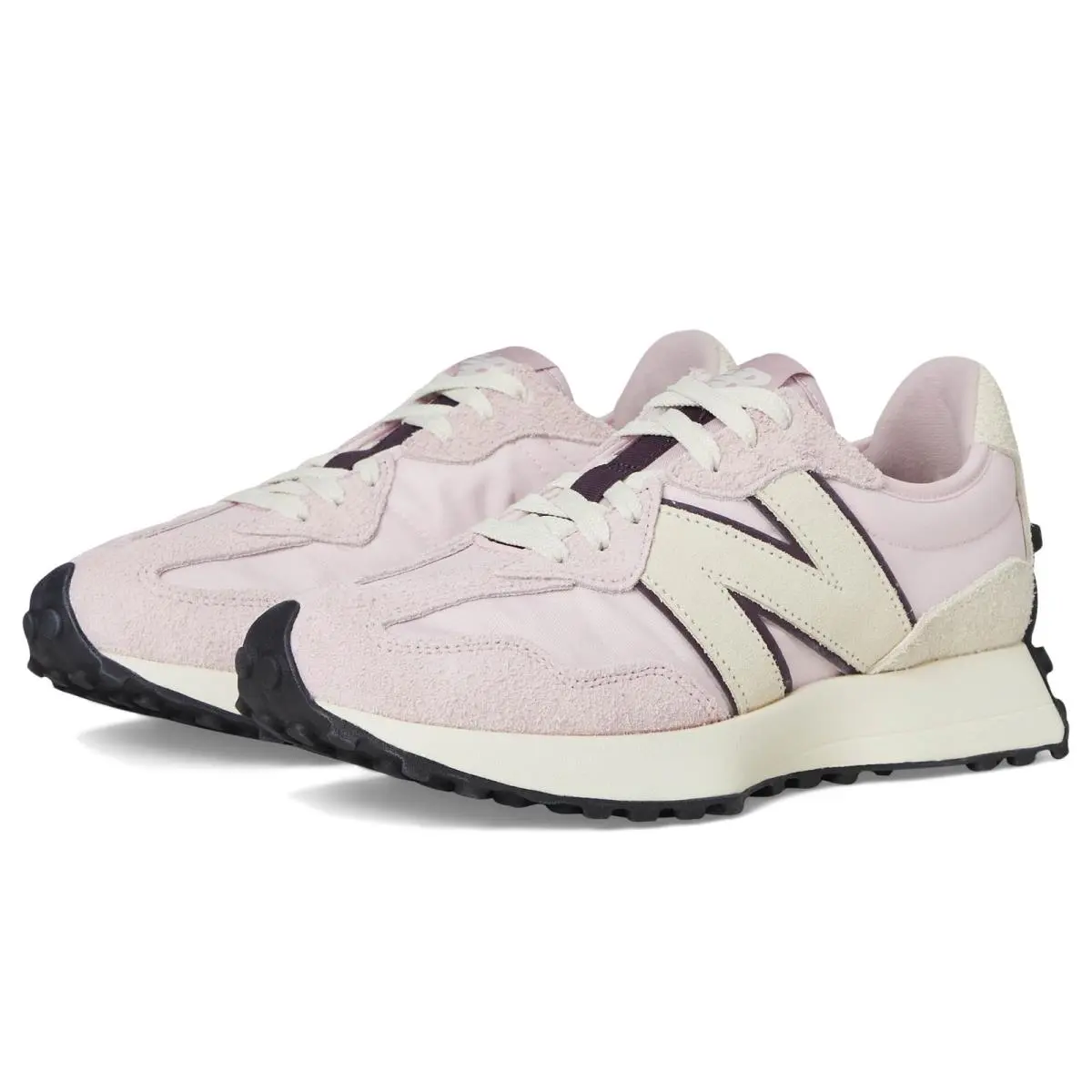 New Balance Women`s 327 Sneaker Twilight Haze/rose Sugar/deep Plum 8.5W
