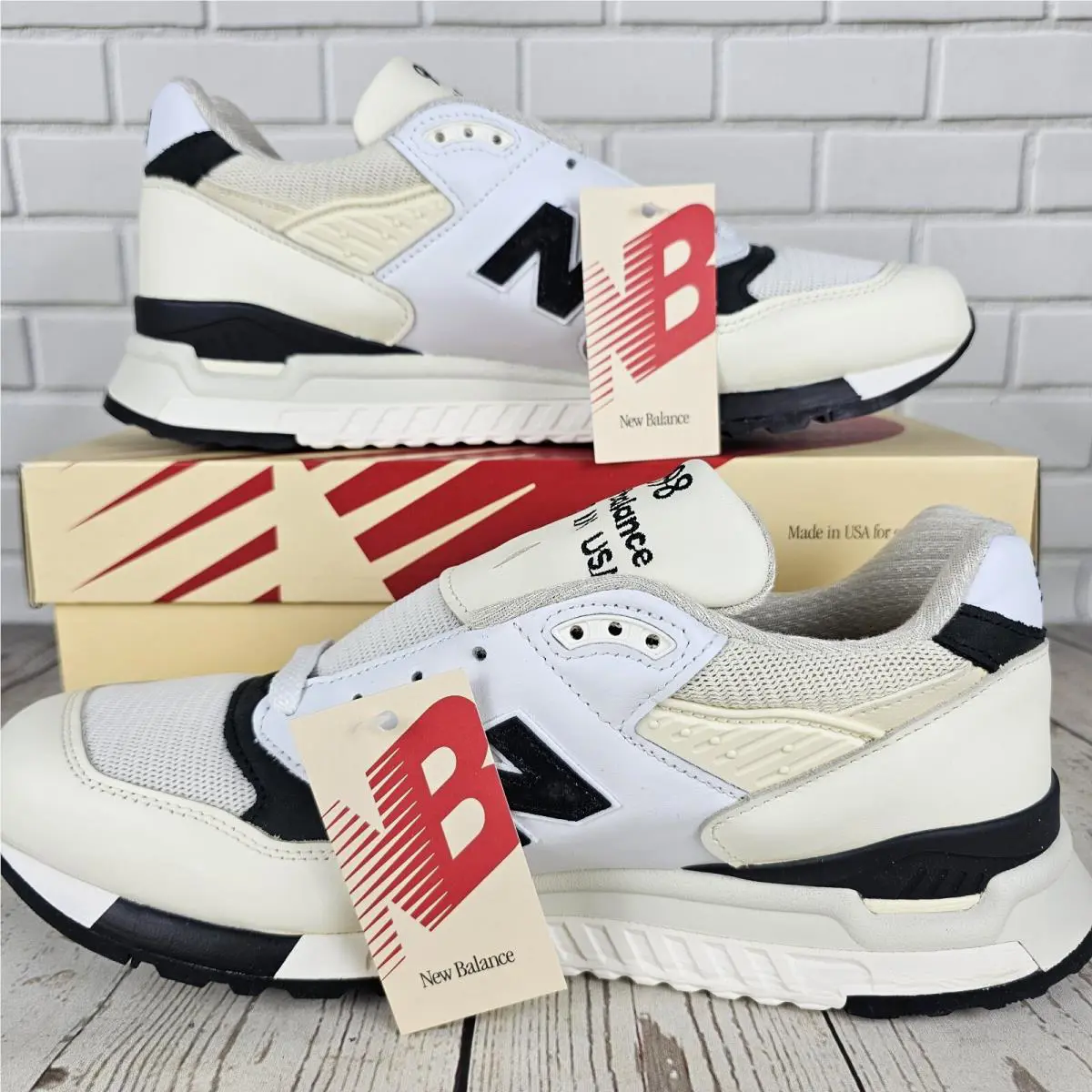 New Balance shoes - New Balance 998 - U998TI - White/Black 2