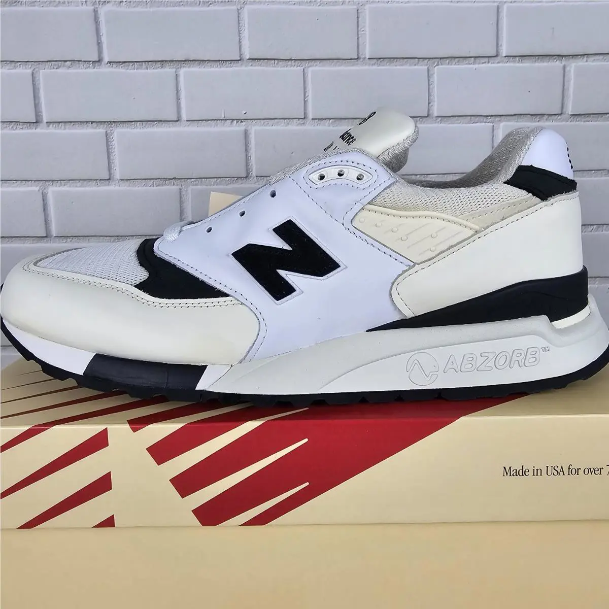 New Balance shoes - New Balance 998 - U998TI - White/Black 1