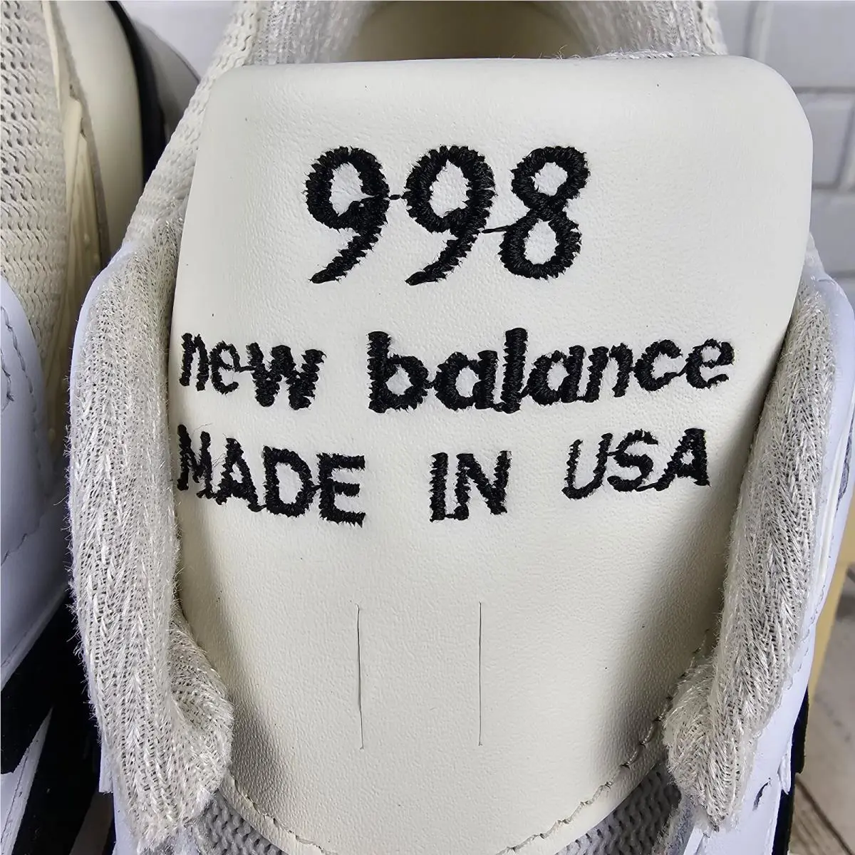 New Balance shoes - New Balance 998 - U998TI - White/Black 6