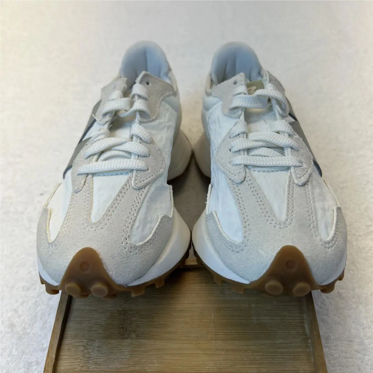 New Balance shoes - New Balance 327 - WS327FTB - White/Tan/Green 5