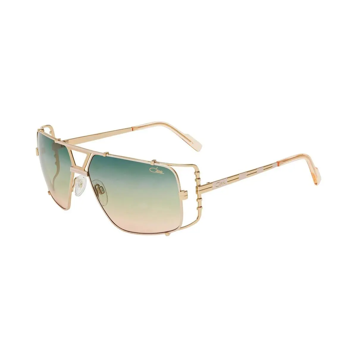 Cazal 9093 Gold Rosewood/green Shaded 003 Sunglasses