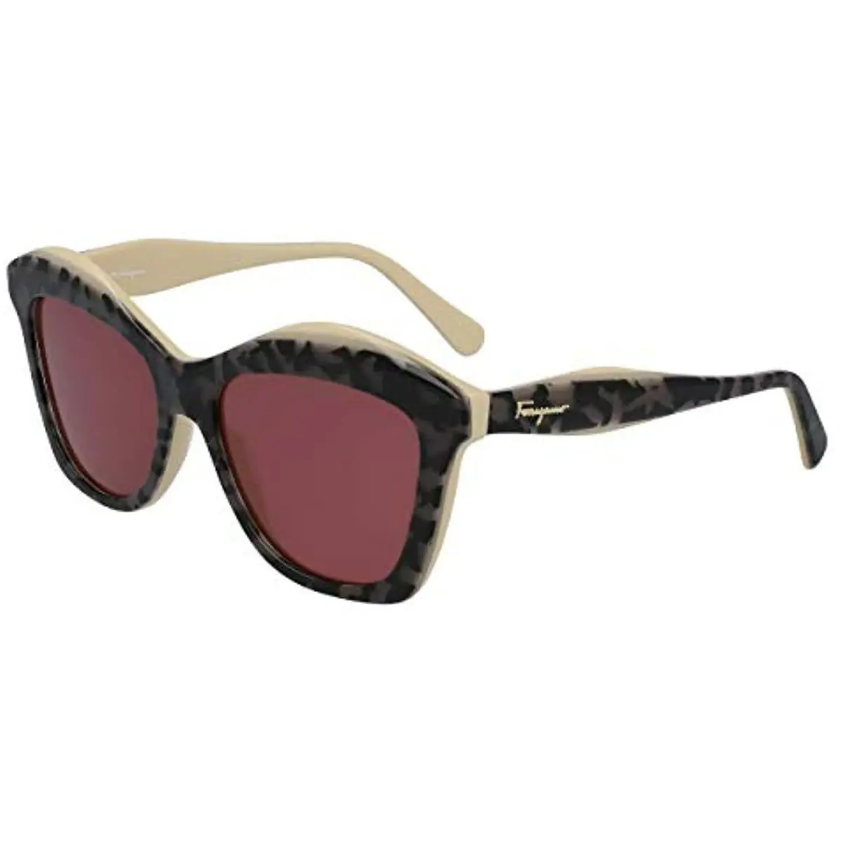 Salvatore Ferragamo SF 941S 056 Grey Havana Beige Sunglasses with SF Case