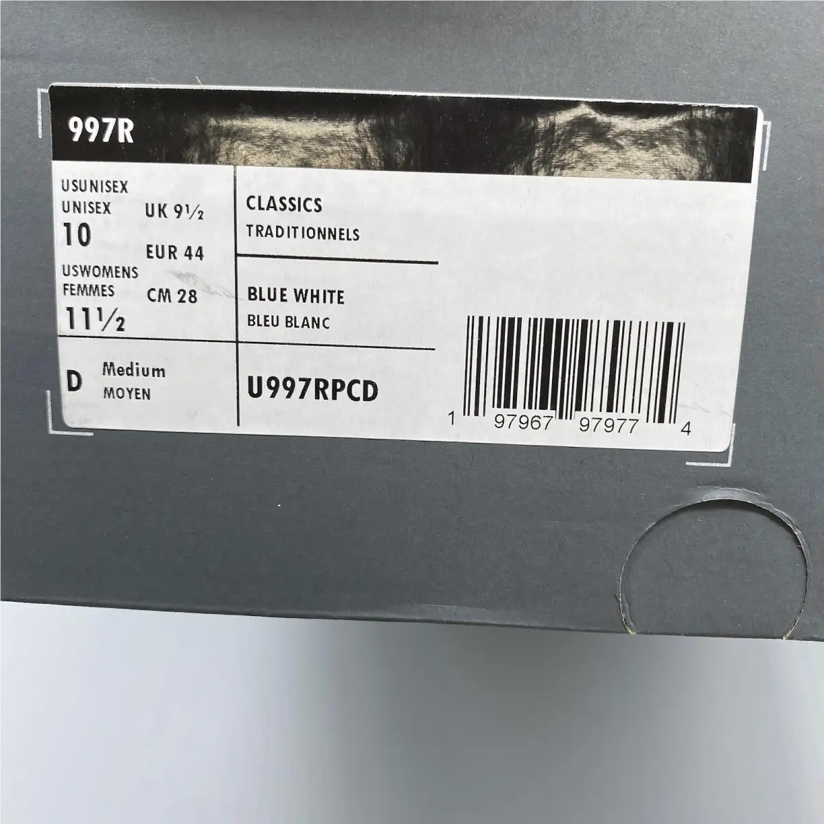 New Balance shoes - New Balance 997R - U997RPCD - Blue 9