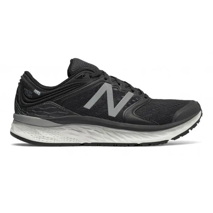 9 4E New Balance Men`s Fresh Foam Shoes 1080v8 M1080BW8 Black Grey Running 1080 - Black Grey