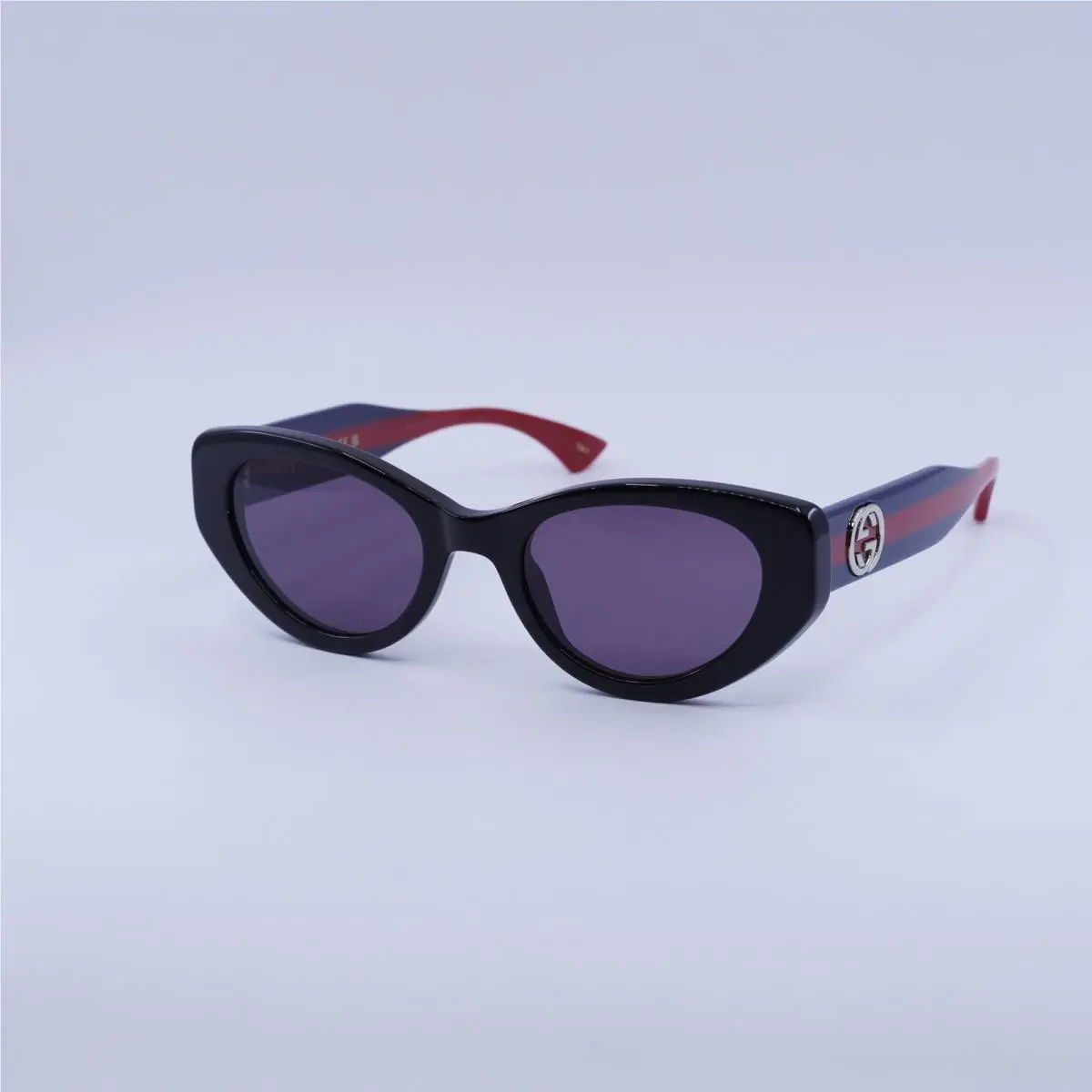 Gucci GG1862S 004 Shiny Black/blue/red/dark Violet 52-21-145 Sunglasses