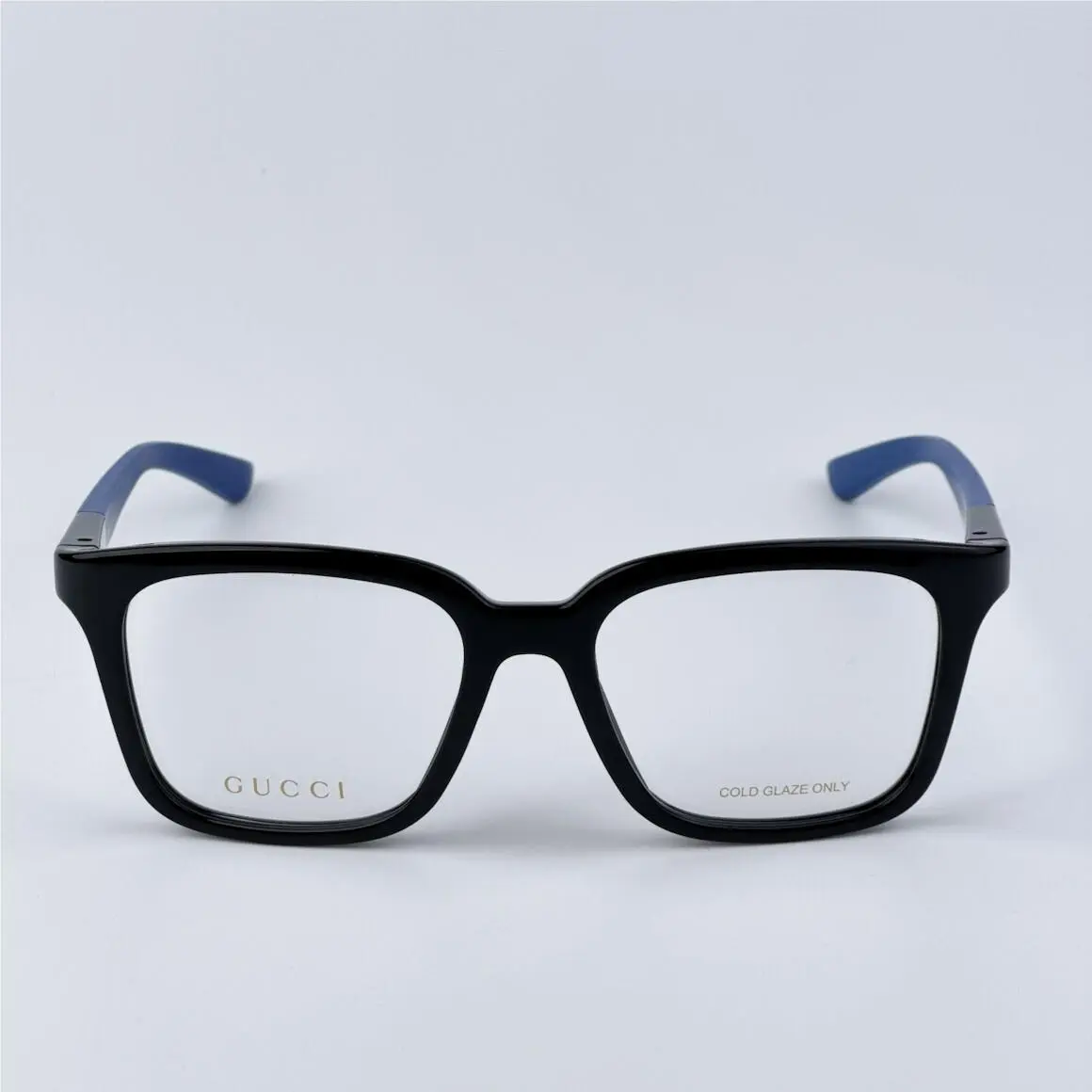 Men Eyeglasses Black Blue Demo Square GG1738O 004 by Gucci