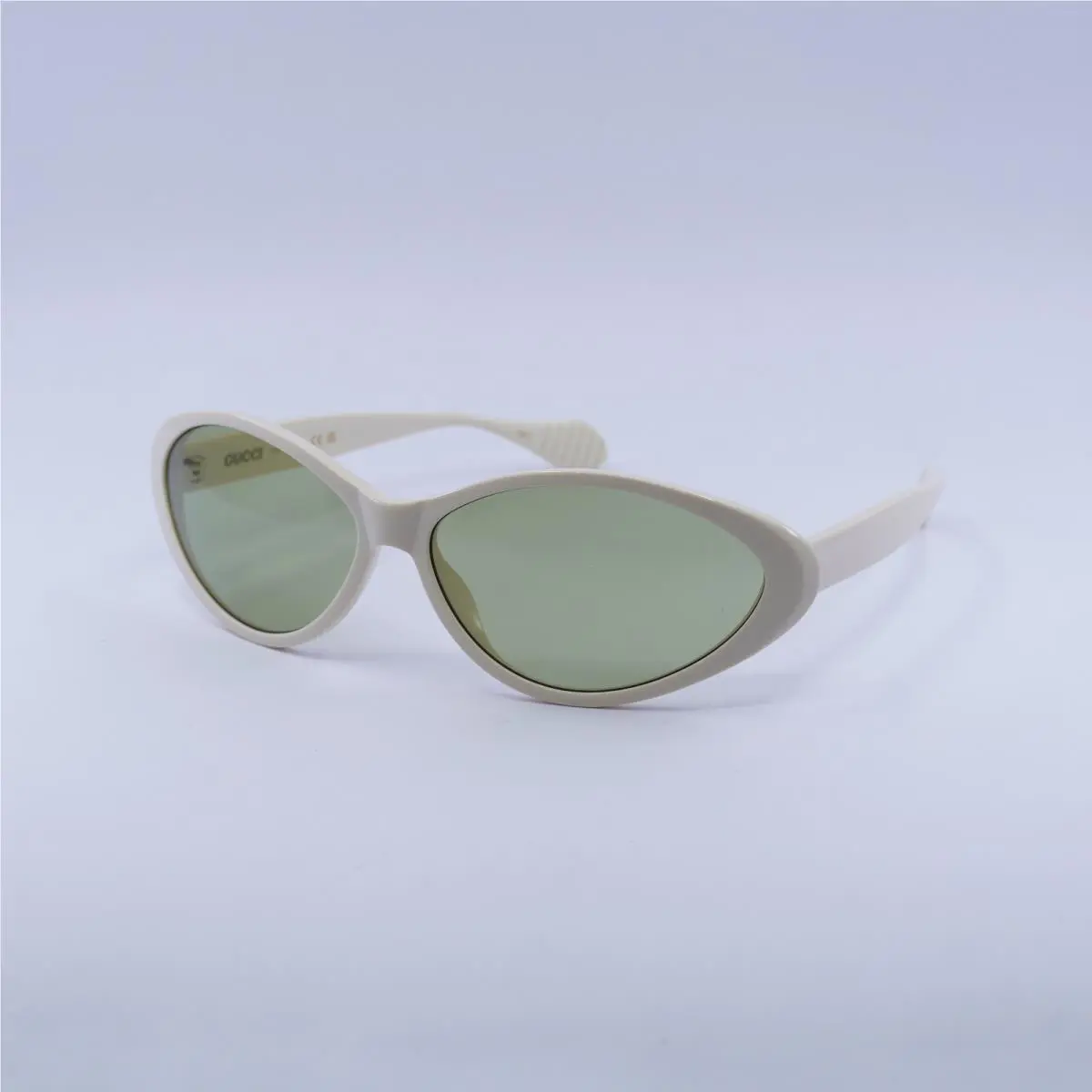 Gucci GG1377S 001 Shiny Ivory/green 67-15-130 Sunglasses