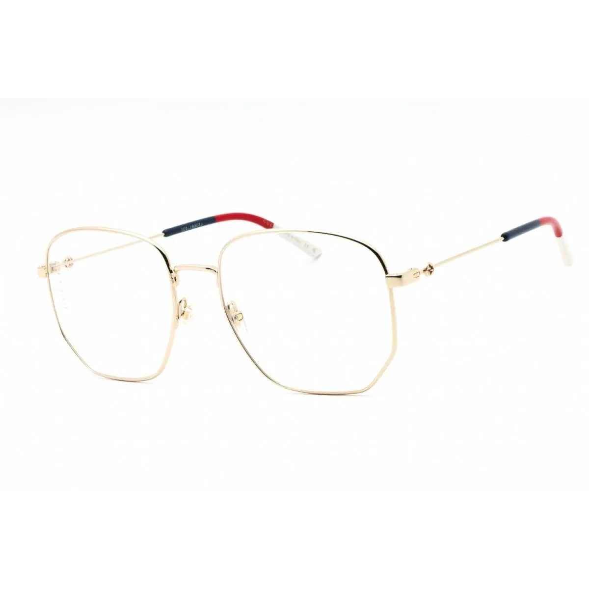Gucci Demo Geometric Ladies Eyeglasses GG0396O 002 56 GG0396O 002 56