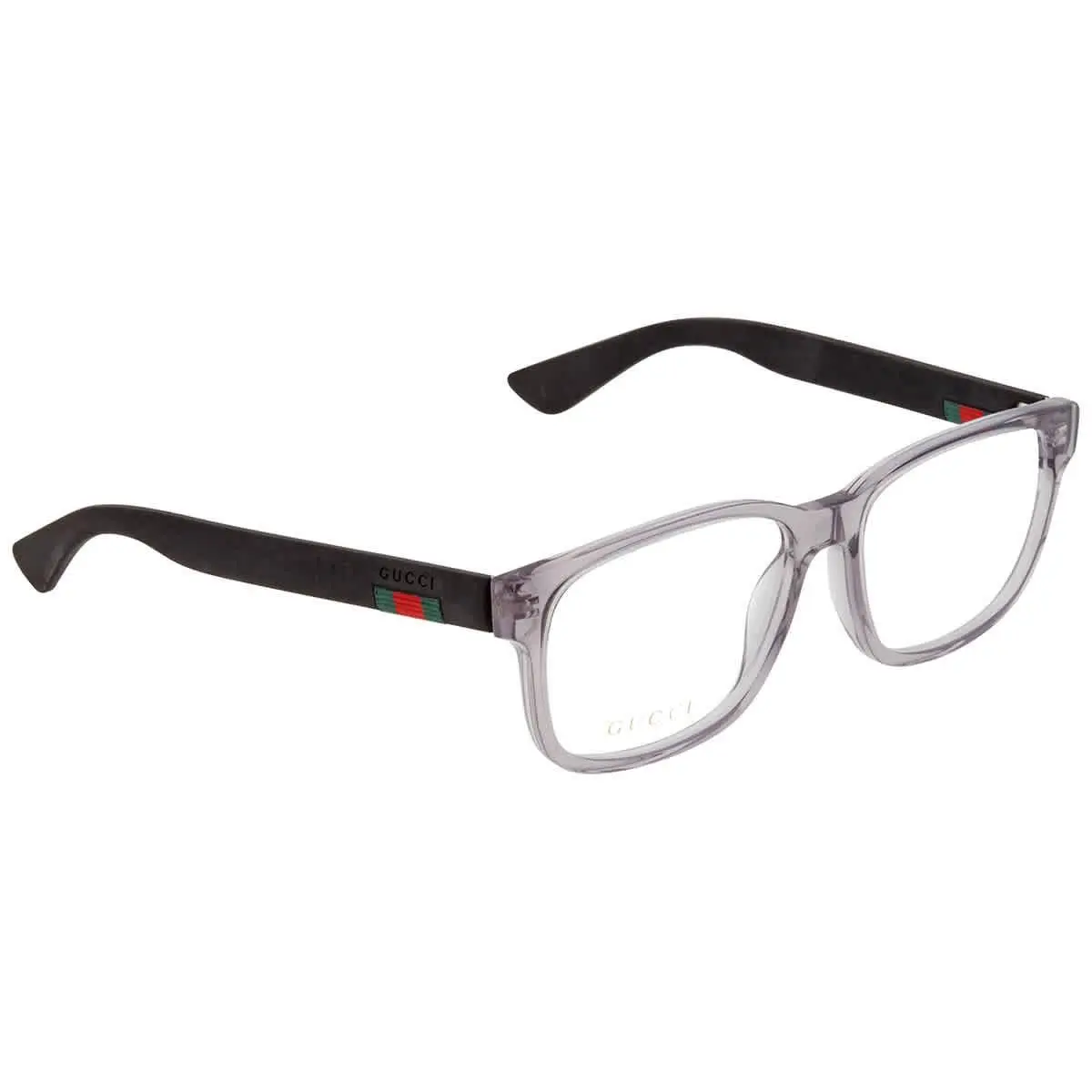 Gucci Demo Rectangular Men`s Eyeglasses GG0011O 007 55 GG0011O 007 55
