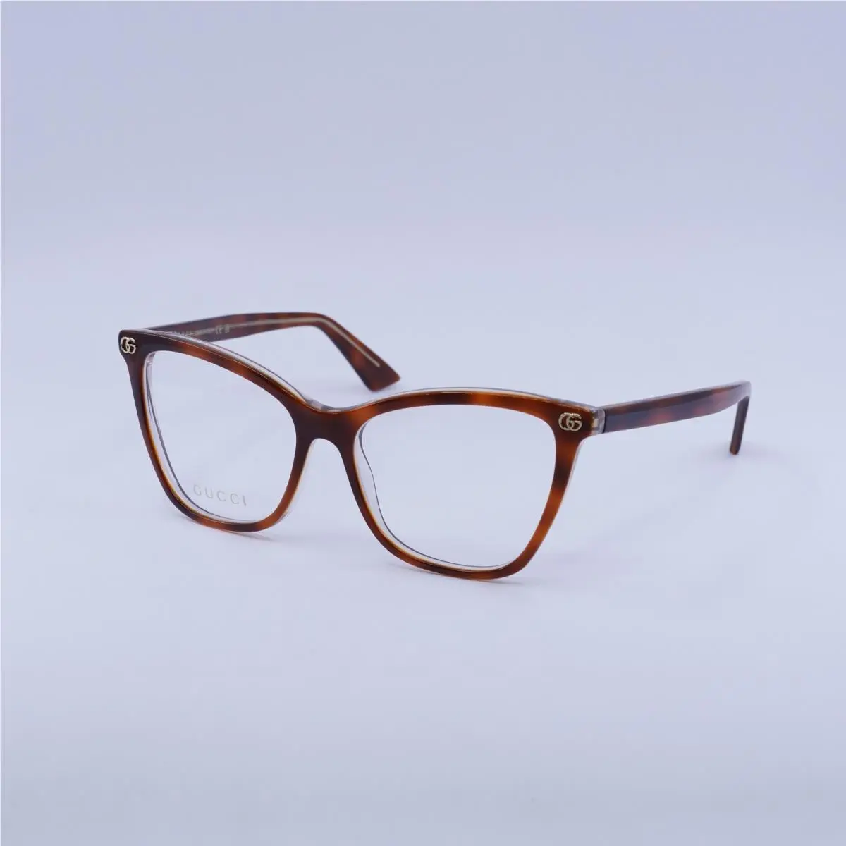 GG1817O 004 Cat Eye Havana Demo Lens 55 mm Women`s Eyeglasses by Gucci
