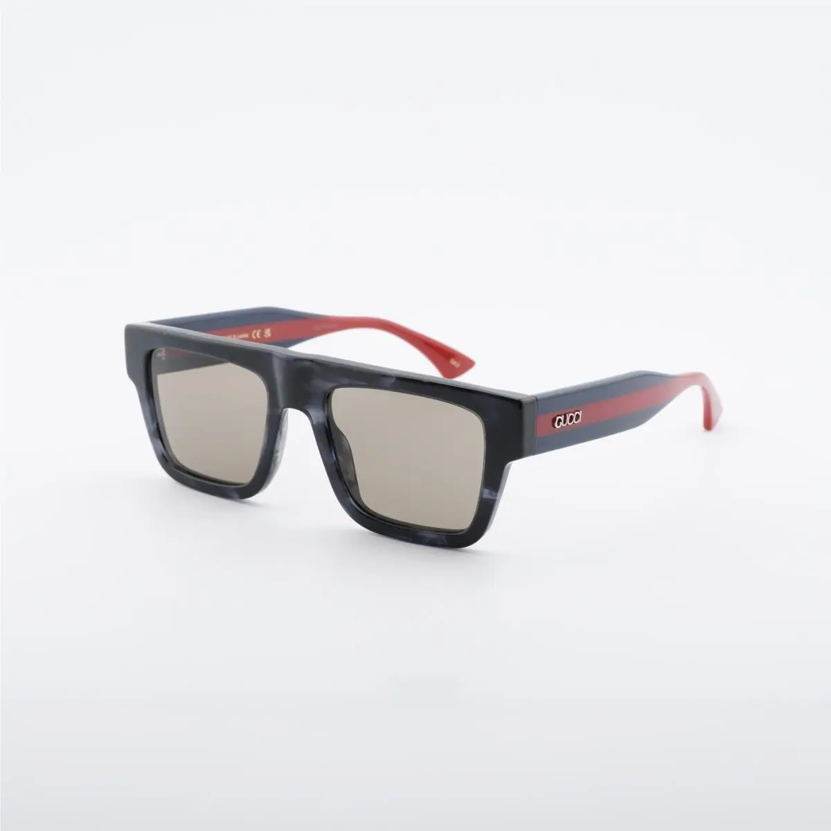 GG1868S 004 Havana/blue/red/brown 53-19-145 Sunglasses by Gucci