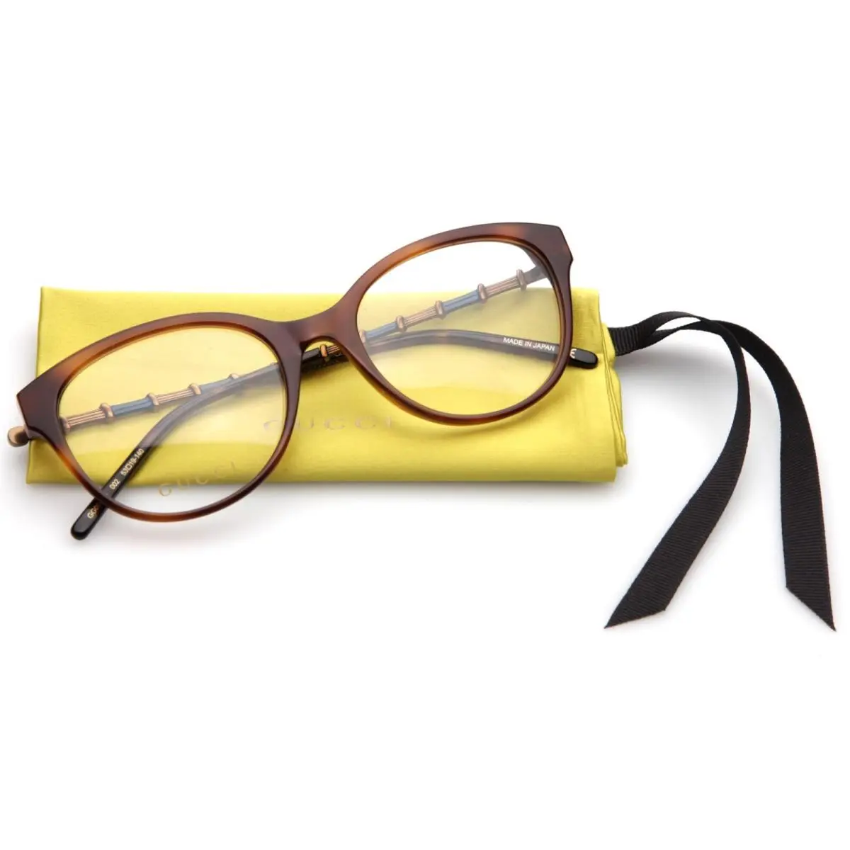 GG0656O 002 Havana Eyeglasses Frame 53-19-140 B42 Japan by Gucci