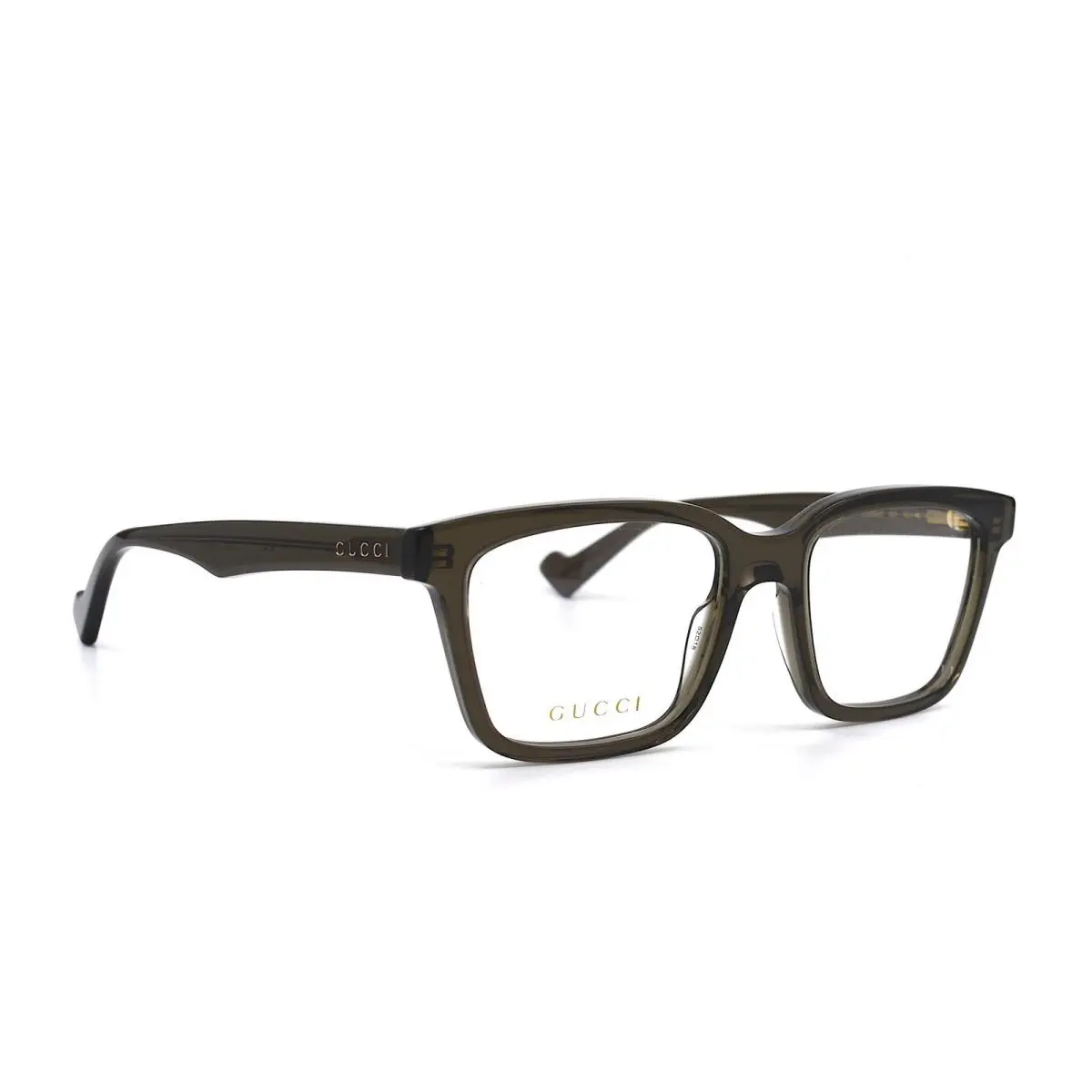 Gucci GG0964O 003 Grey Transparent Eyeglasses Frame Italy