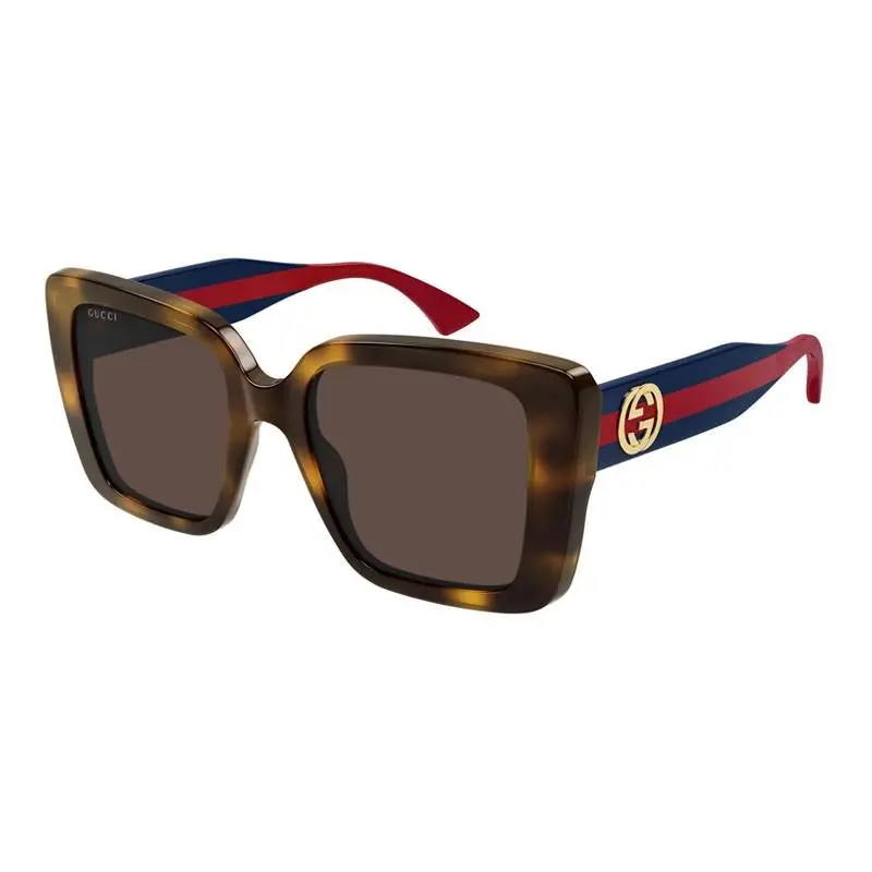GG1861S 002 Havana/blue/brown 53-20-145 Sunglasses by Gucci