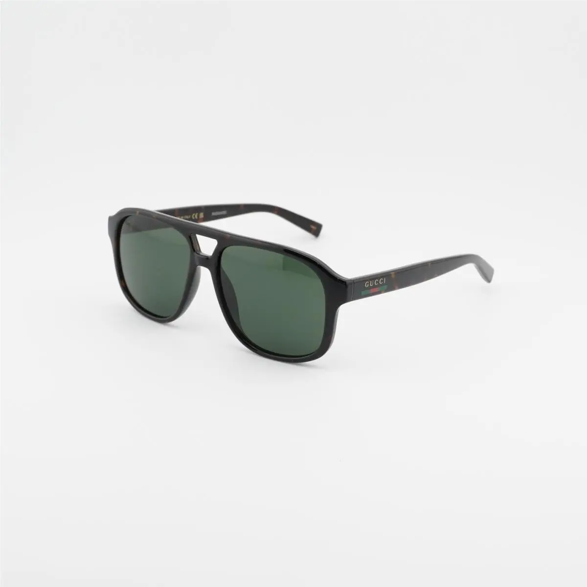 Gucci GG1856S 002 Dark Havana/green 57-15-145 Sunglasses