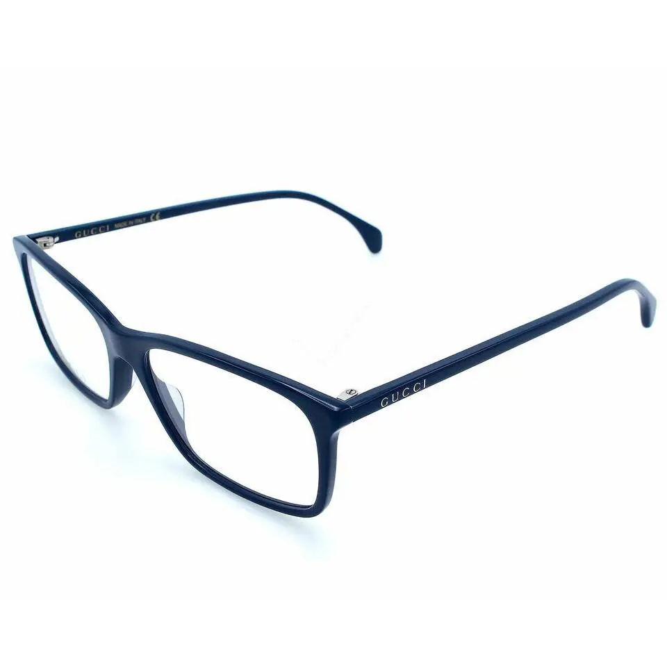 Gucci Square Full Rim Blue 56-16-145mm Unisex Eyewear GG0553O 007