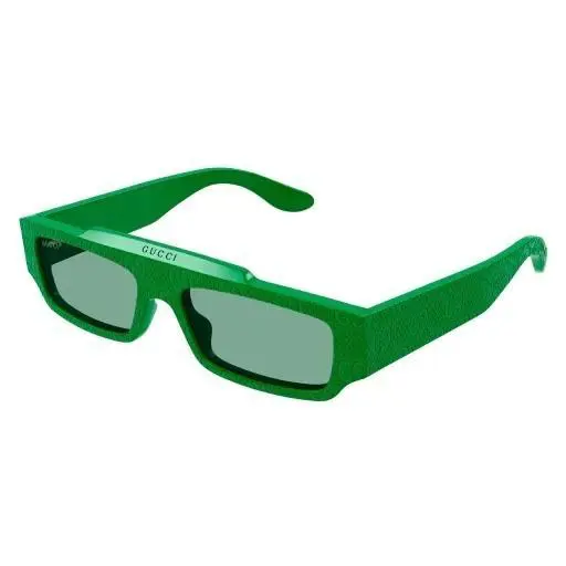 Gucci GG1592S 003 Shiny Green with GG Pattern Sunglasses 55-17-145
