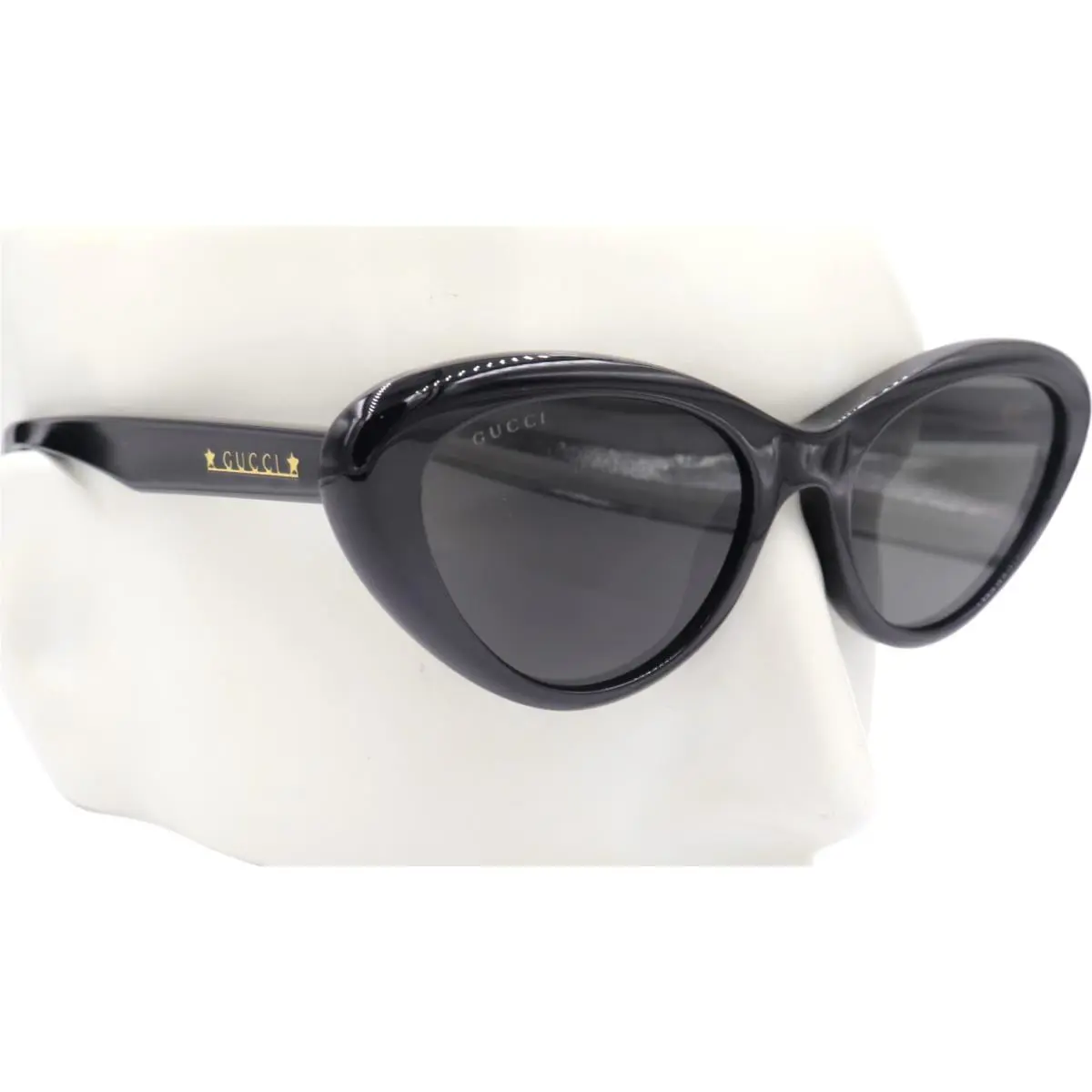 Gucci Women Cat Eye Black Sunglasses Gray Lens GG1170S 54