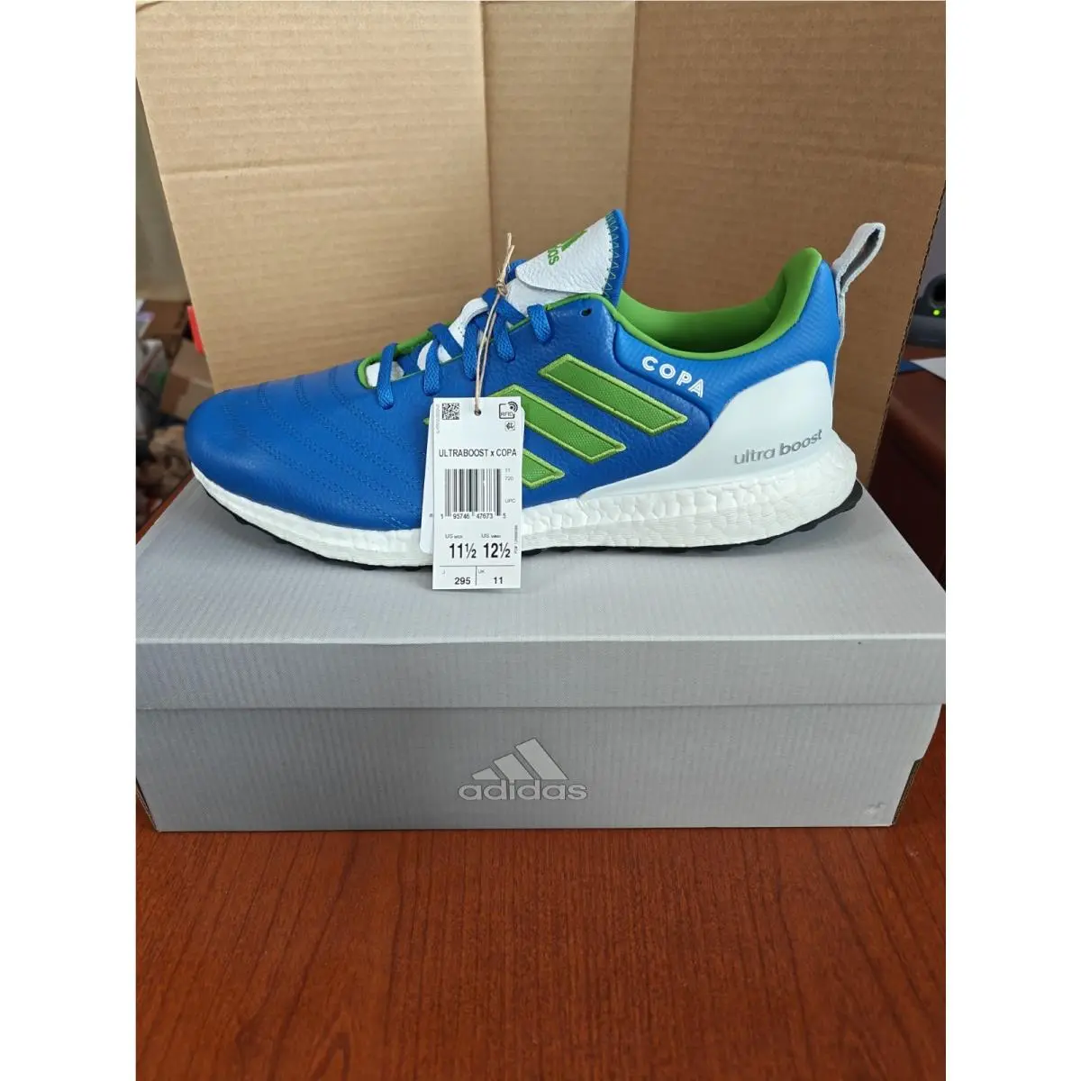 Size 11.5 - Adidas Copa Ultraboost Dna Seattle Sounders