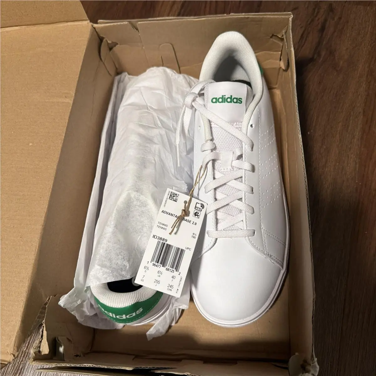 Adidas shoes - adidas Advantage Base - Advantage Base - GW2063 - White, Manufacturer: Cloud White Green 0