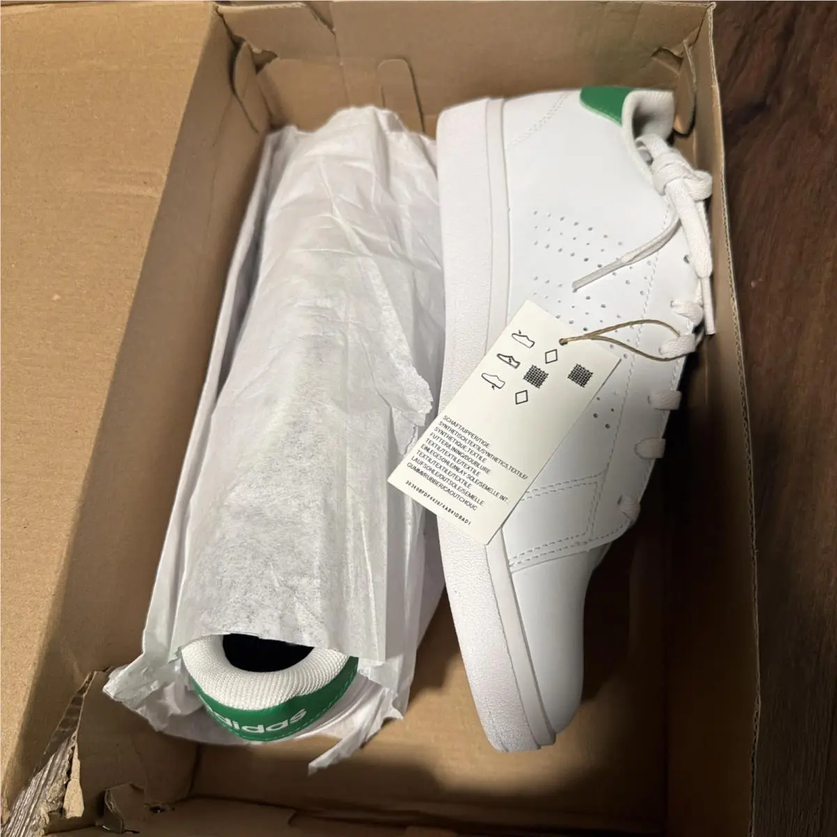 Adidas shoes - adidas Advantage Base - Advantage Base - GW2063 - White, Manufacturer: Cloud White Green 1