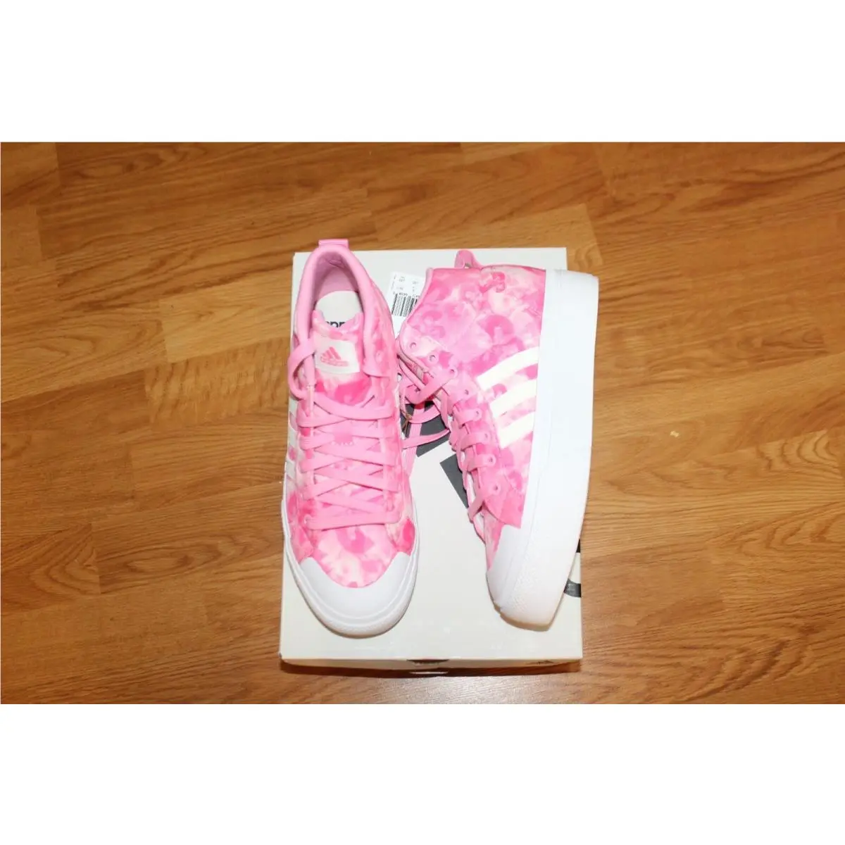 Womens Adidas Shoes SZ 7 Platform Pink
