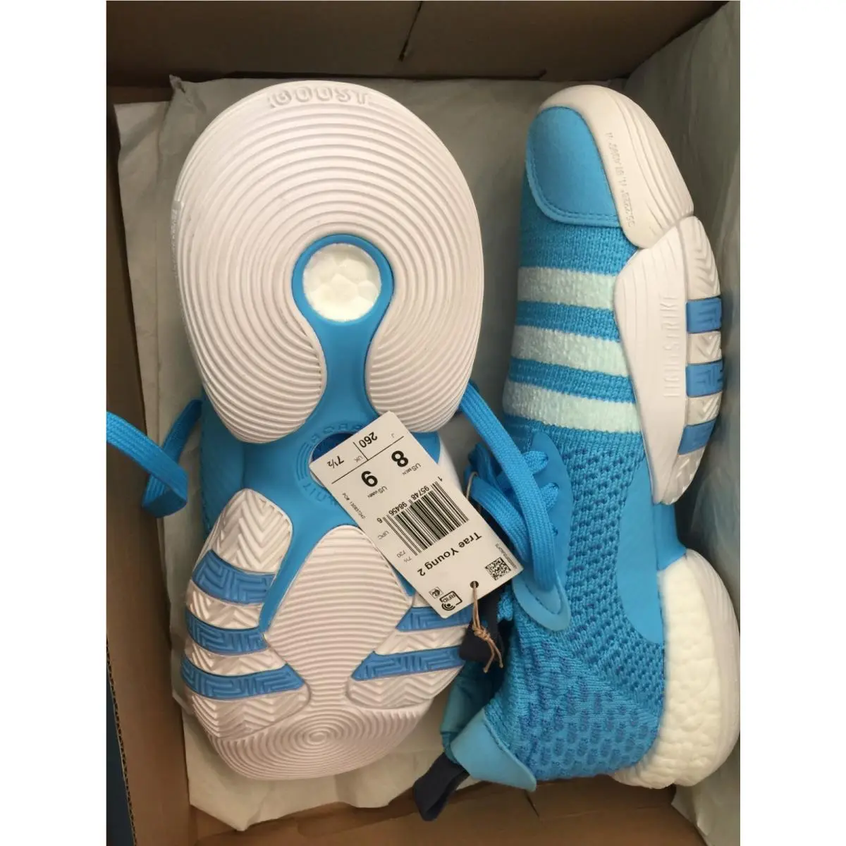 Adidas shoes - adidas Trae Young 2 - Trae Young - H06479 - Blue 2