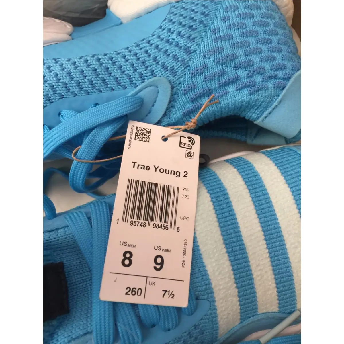 Adidas shoes - adidas Trae Young 2 - Trae Young - H06479 - Blue 5