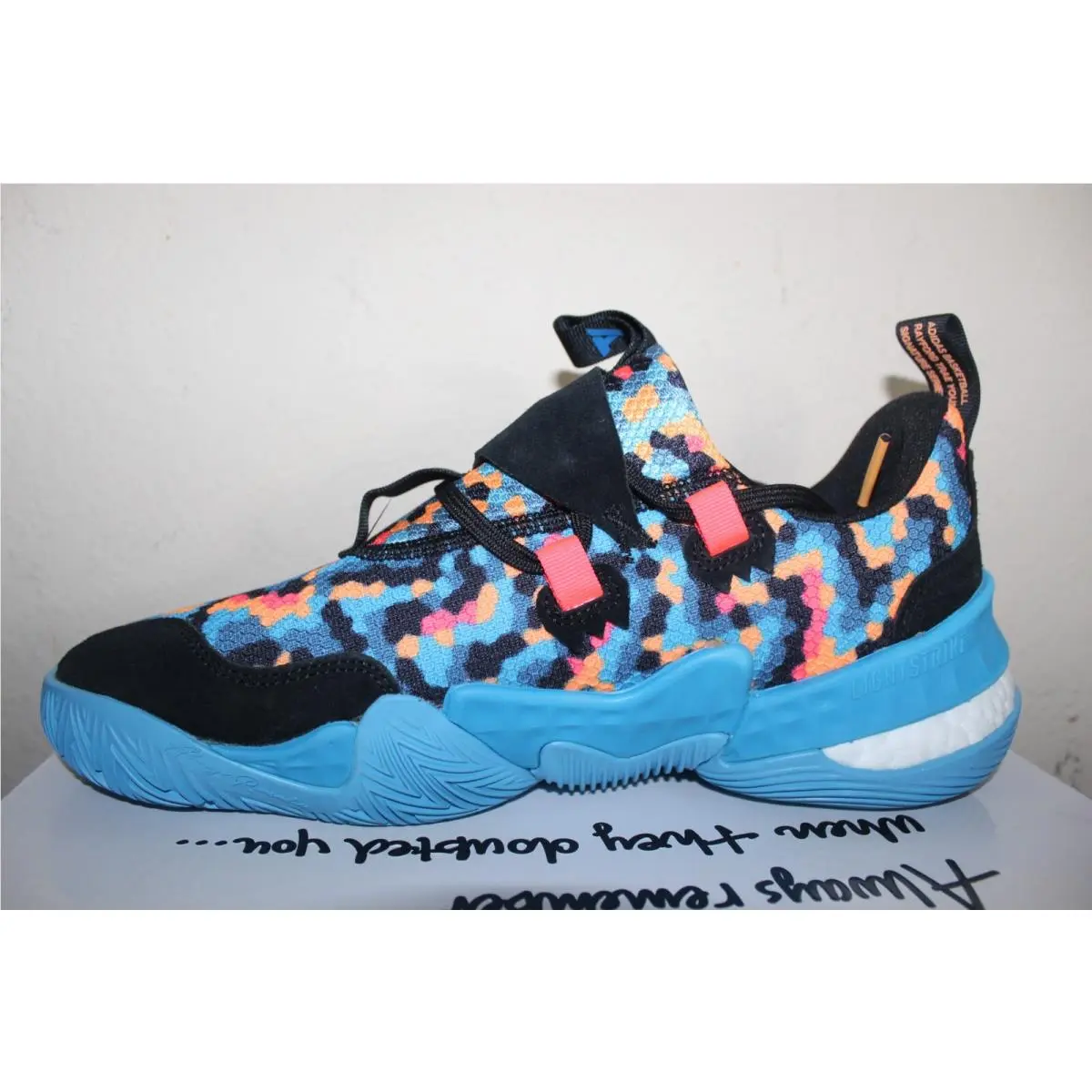 Adidas shoes - adidas Trae Young 1 - Trae Young - GY0289 - Core Black / Core Black / Sky Rush (UPC: 195734065521) 2