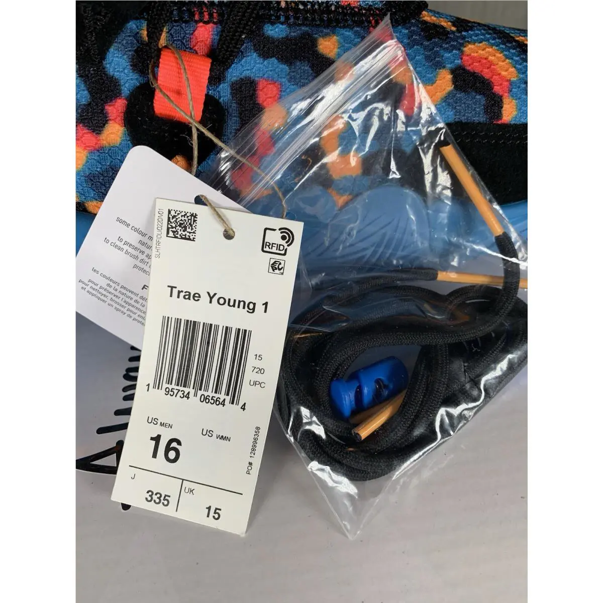 Adidas shoes - adidas Trae Young 1 - Trae Young - GY0289 - Core Black / Core Black / Sky Rush (UPC: 195734065521) 12