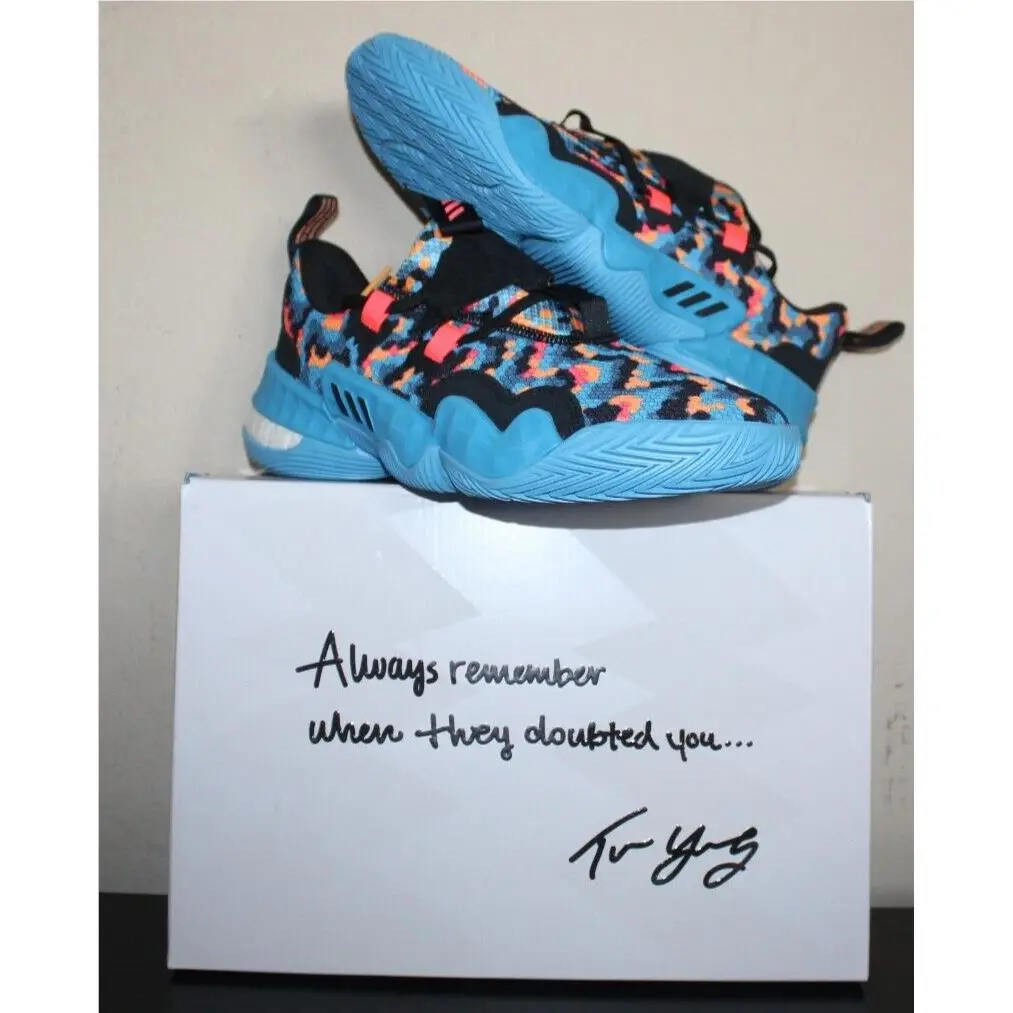 Adidas Trae Young 1 Pixels Basketball Shoes GY0289 Men`s Size 9