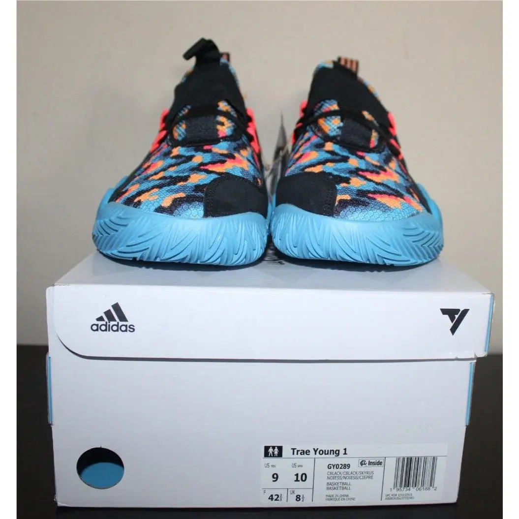 Adidas shoes - adidas Trae Young 1 - Trae Young - GY0289 - Core Black / Core Black / Sky Rush (UPC: 195734065521) 0