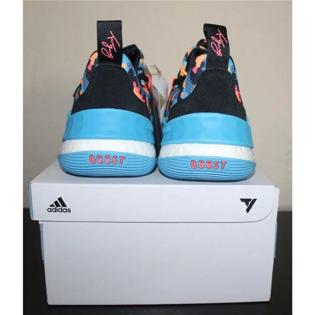 Adidas shoes - adidas Trae Young 1 - Trae Young - GY0289 - Core Black / Core Black / Sky Rush (UPC: 195734065521) 3