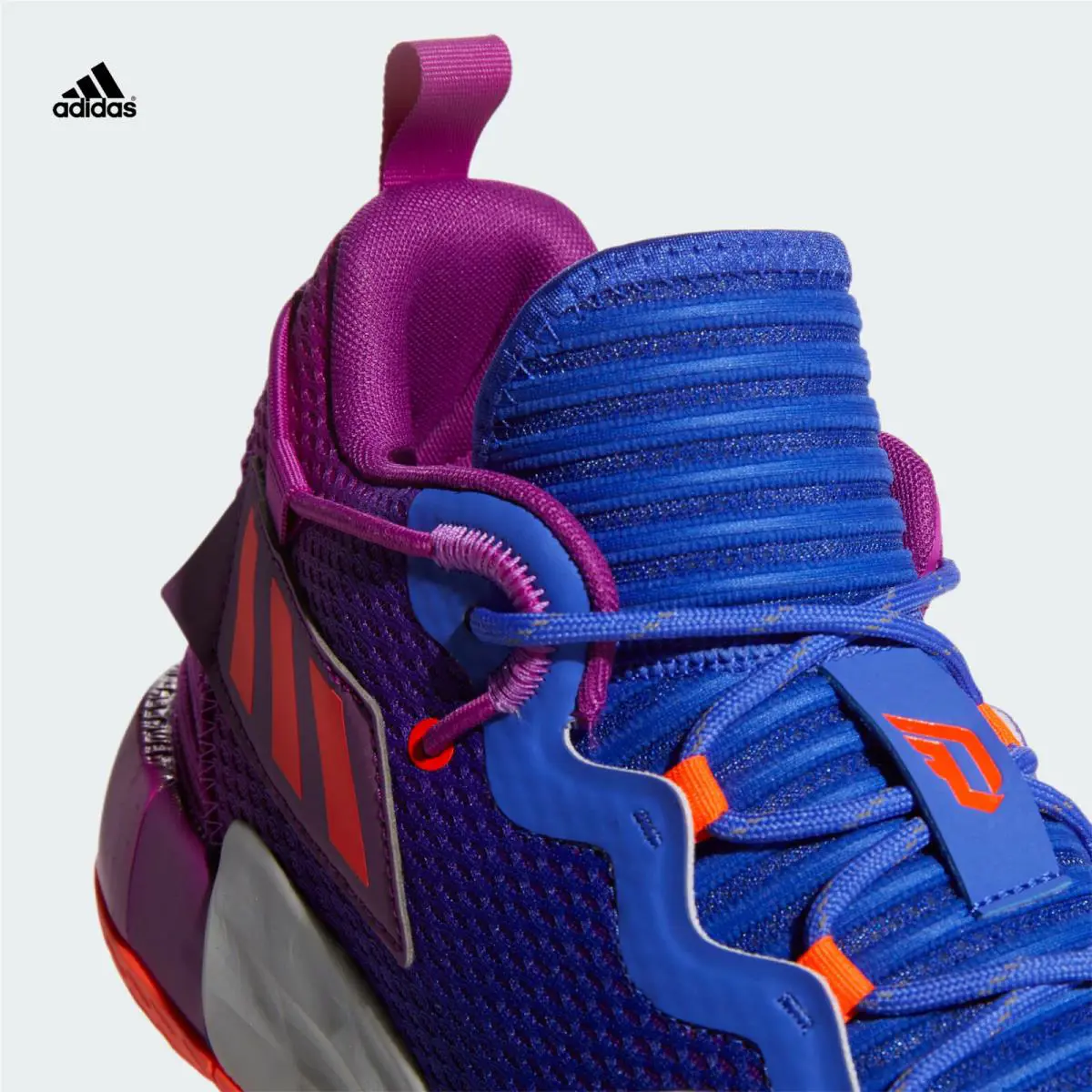 Adidas shoes - Adidas Dame 7 EXTPLY - Dame EXTPLY - H69013 - Sonic Fuchsia / Solar Red / Sonic Ink (UPC: 194828079284) 6