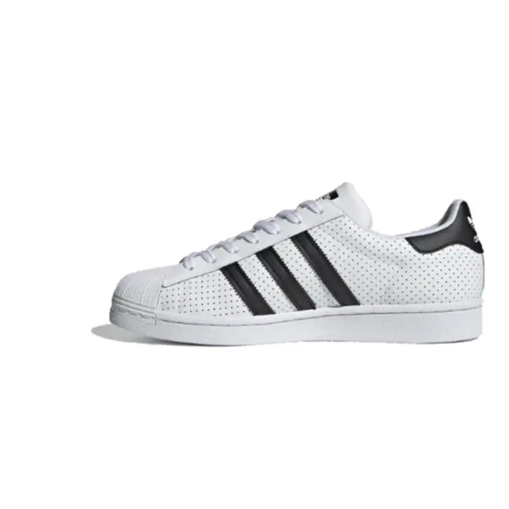 Adidas Originals Superstar White Black Sneaker Shoes FW9328 Mens Size 9 - White